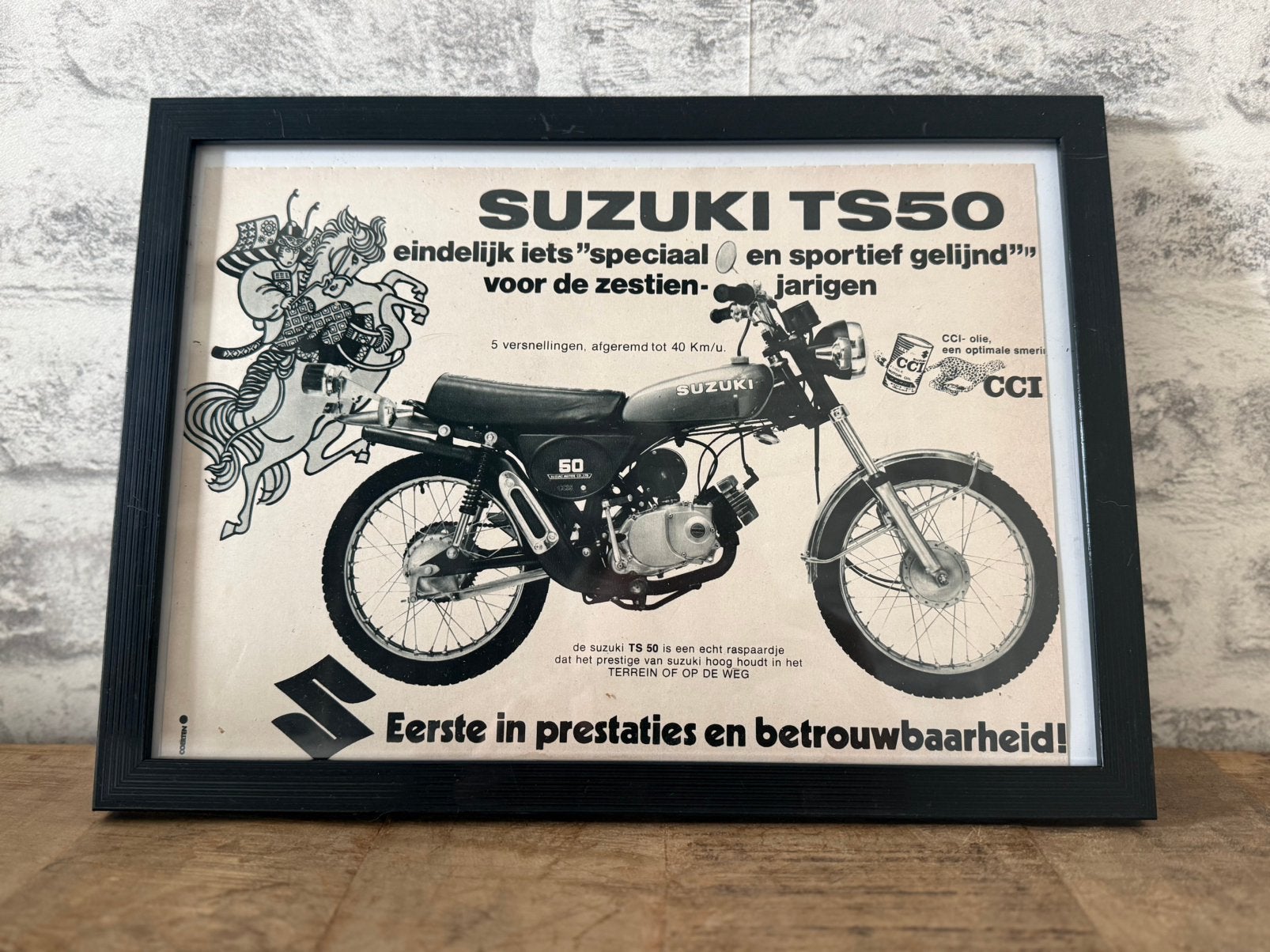 Originele affiche suzuki ts 50, Ophalen