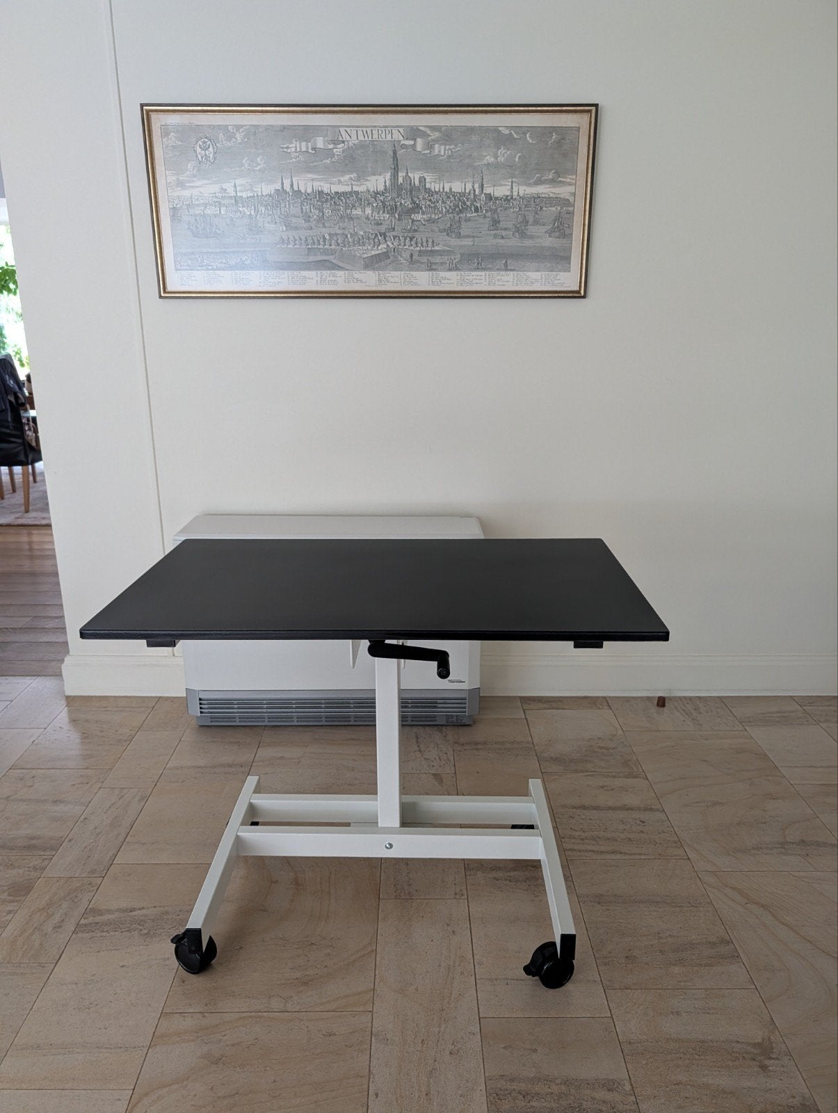 Hoog/laag bureautafel, Huis en Inrichting, Ophalen, Zit-sta bureau, Zo goed als nieuw, 100 cm