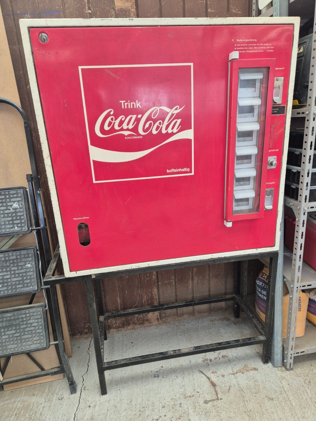 coca cola automaat, Verzamelen, Ophalen, Gebruikt