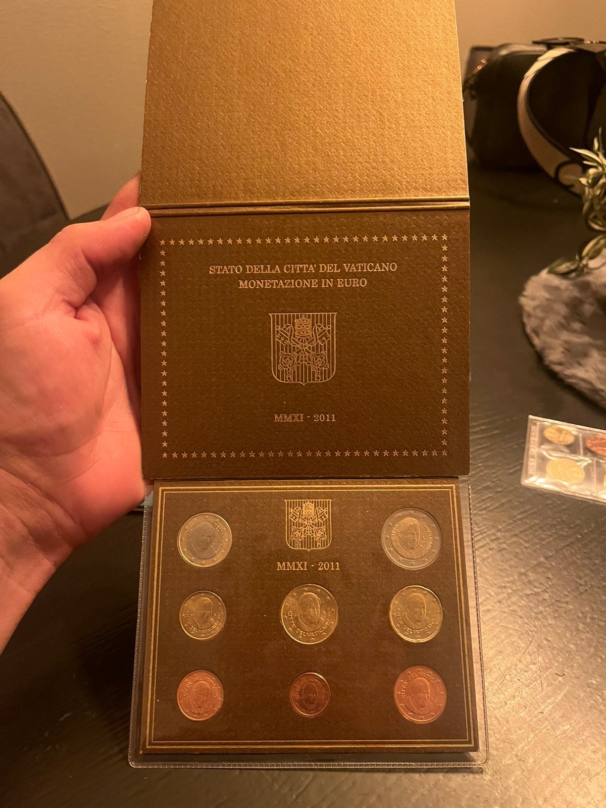 Vaticaanstad 2011 BU Proof Set 1 cent t/m 2 euro, Ophalen of Verzenden, Munten