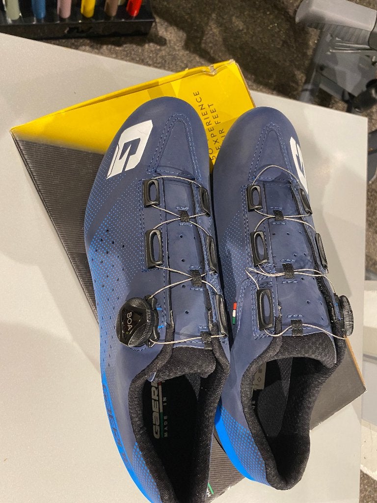 Raceschoen Gaerne G.Tornado Matt Bleu maat 44, Fietsen en Brommers, Heren, Schoenen, Nieuw, Overige maten