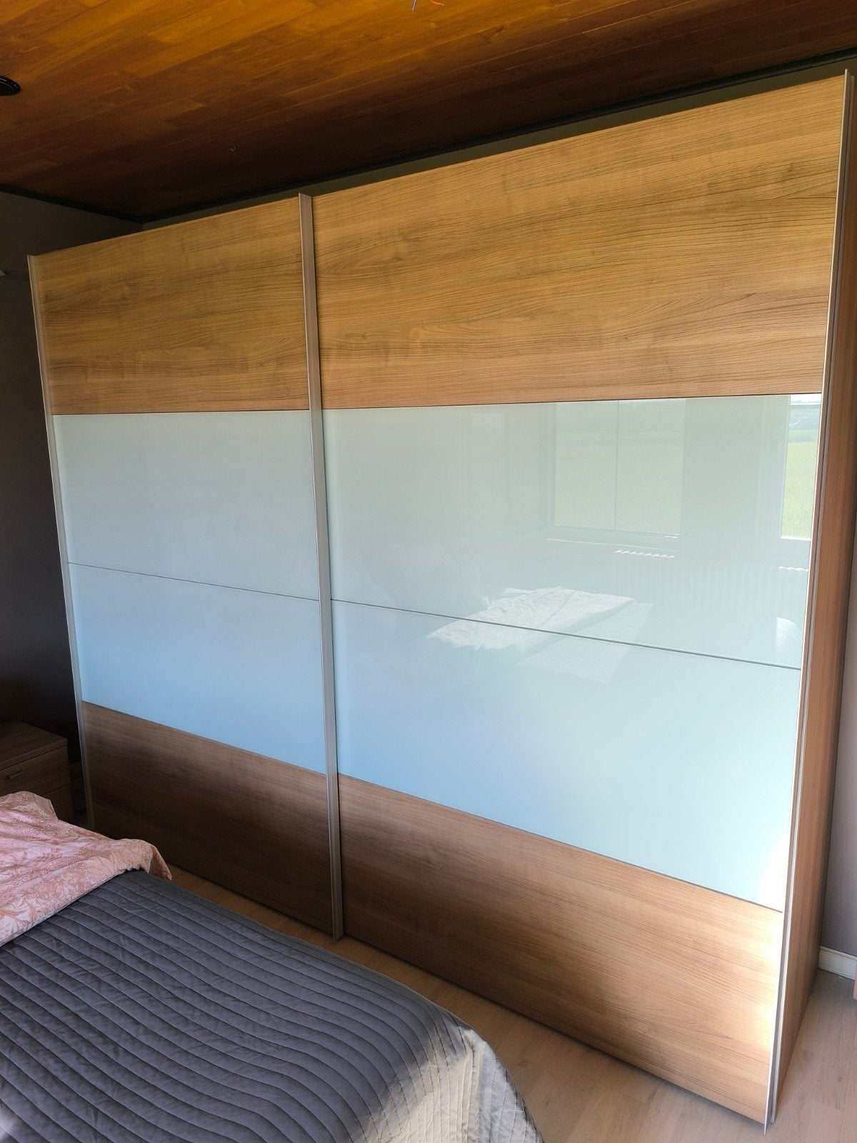 Armoire penderie L250xP60xH215 cm, Enlèvement, Verre