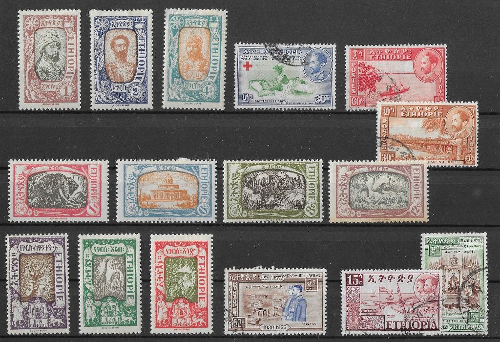 Postzegels Ethiopië, Postzegels en Munten, Ophalen of Verzenden