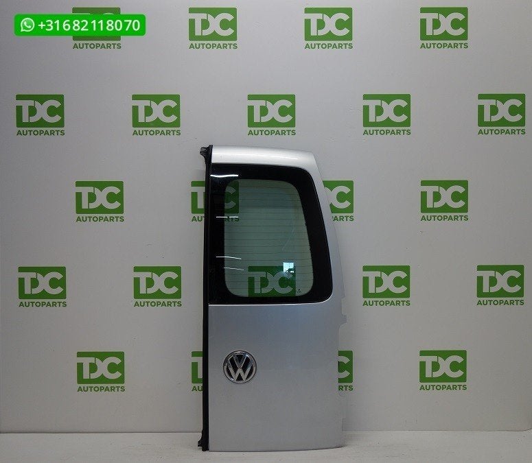 VW Caddy GP (10-15) Achterdeur rechts met ruit zilvergrijs, Auto-onderdelen, Gebruikt, Achter, Ophalen of Verzenden, Volkswagen