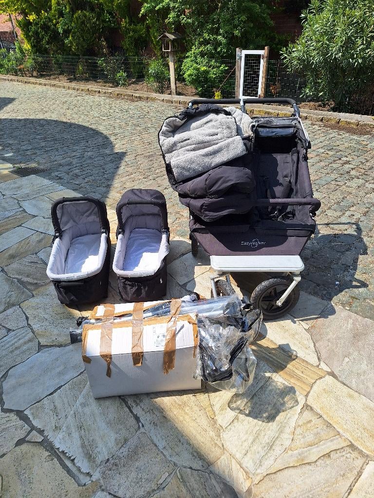 Easy Walker duo wagen combo buggy en kinderwagen., Gebruikt, Duowagen, Ophalen, Kinderwagen