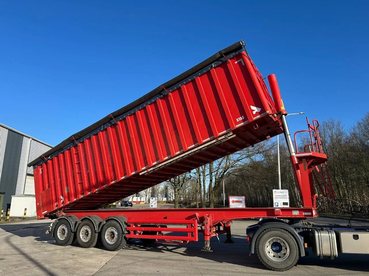 Stas S300CX /59 Kubik / Alu / SAF axles (bj 2013), Lichtmetalen velgen, Overige brandstoffen, Bedrijf, Aanhangers en Opleggers