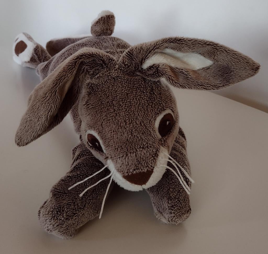 Knuffel konijn, Brun, IKEA, Lapin, Comme neuf