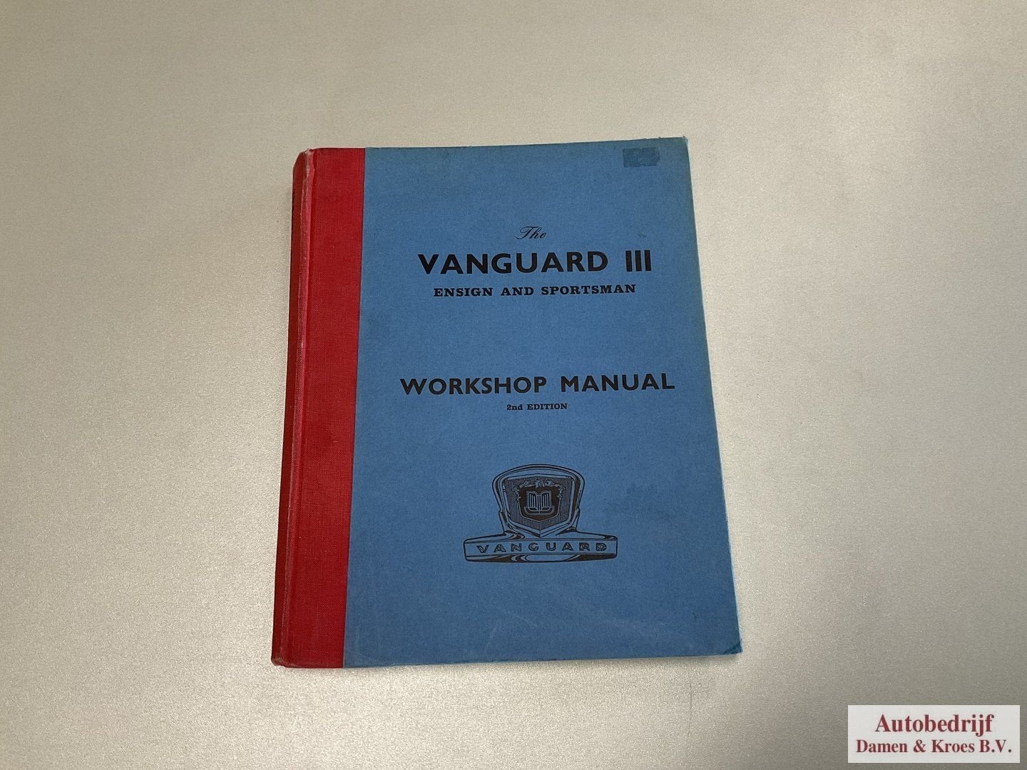 The vanguard ensign and sportsman workshop Manual 2nd editio, Enlèvement ou Envoi