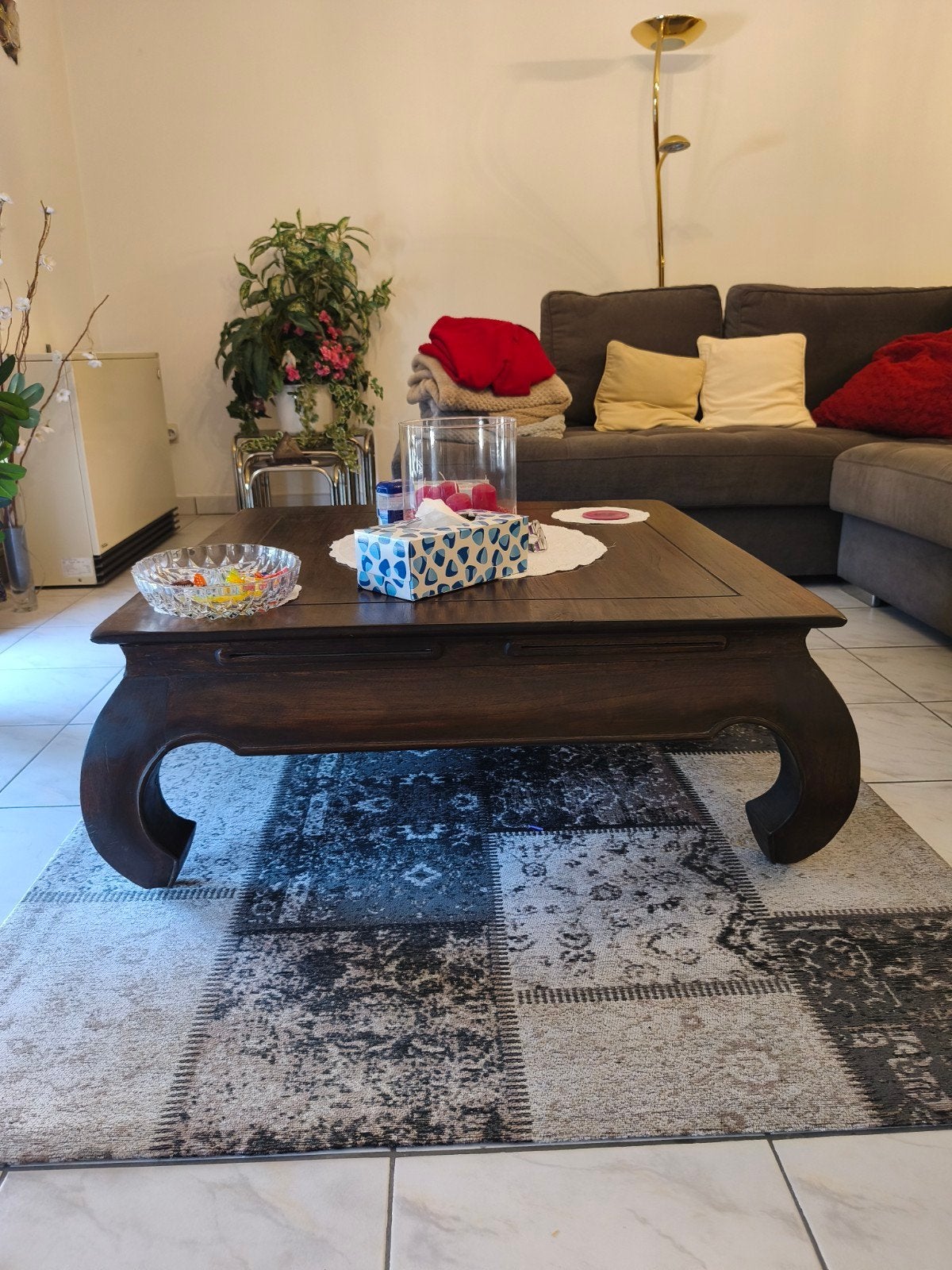 MOET SNEL WEG Opium salontafel, donker hout, Chinese stijl, Huis en Inrichting, Tafels | Salontafels, Vierkant, Ophalen