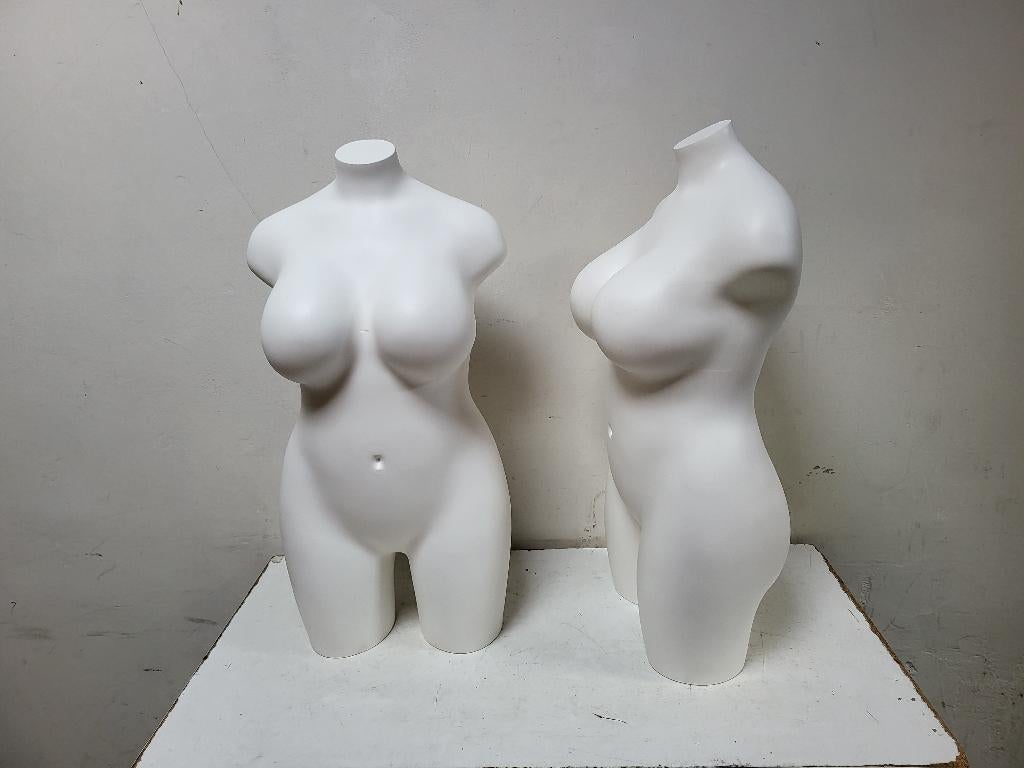 Volslanke damestorso Lingerie,D-cup,,wit,Best Mannequins, Enlèvement ou Envoi, Comme neuf, Mannequin