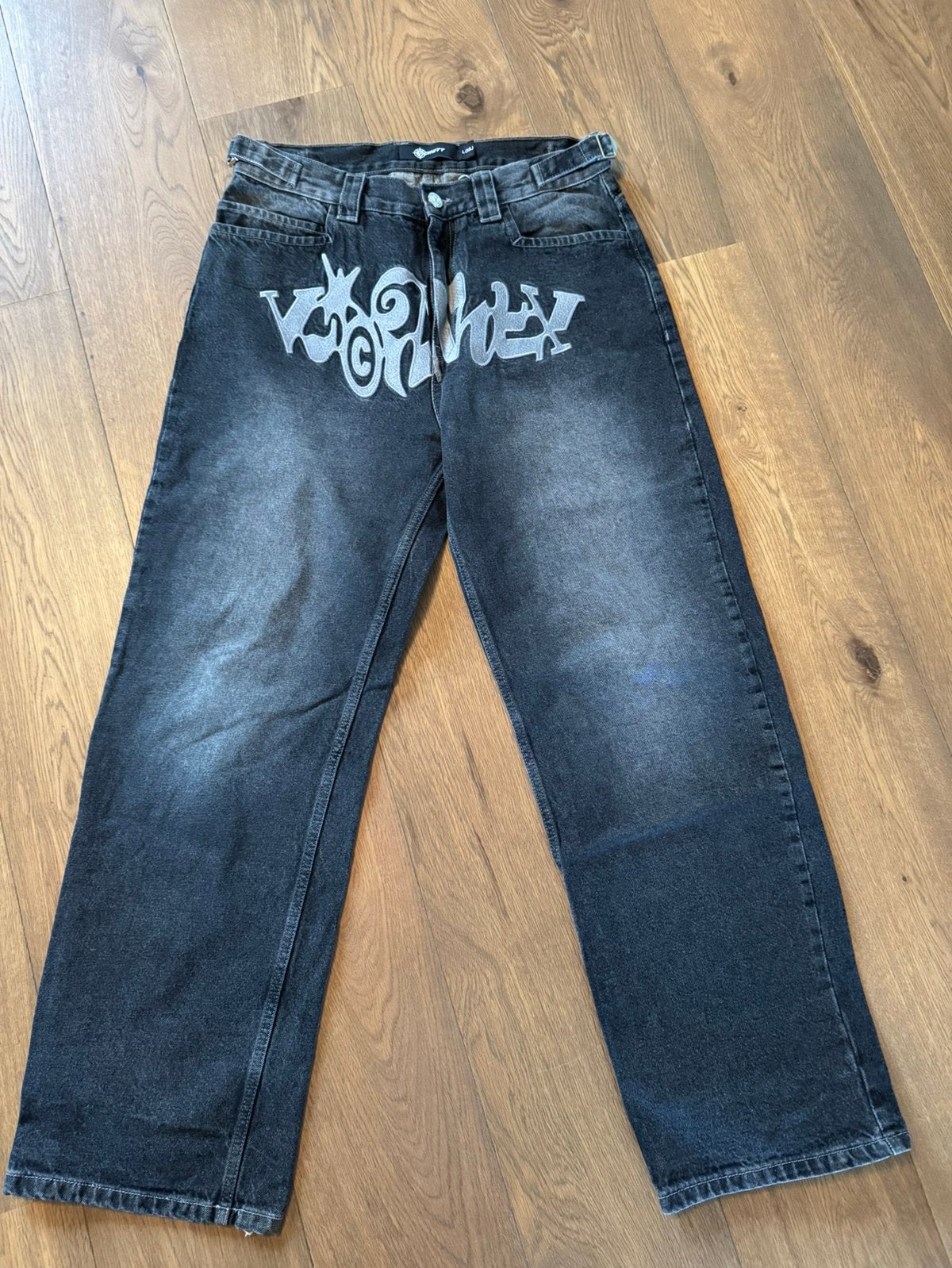 Vicinity Havoc denim grey / white L (32L), Kleding | Heren, Spijkerbroeken en Jeans, Ophalen of Verzenden, Zo goed als nieuw
