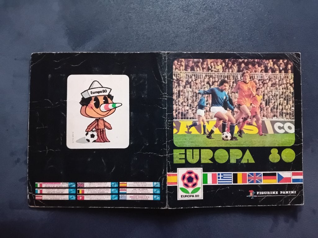 panini stickerboek EURO 80, Verzamelen, Ophalen of Verzenden, Zo goed als nieuw, Sport