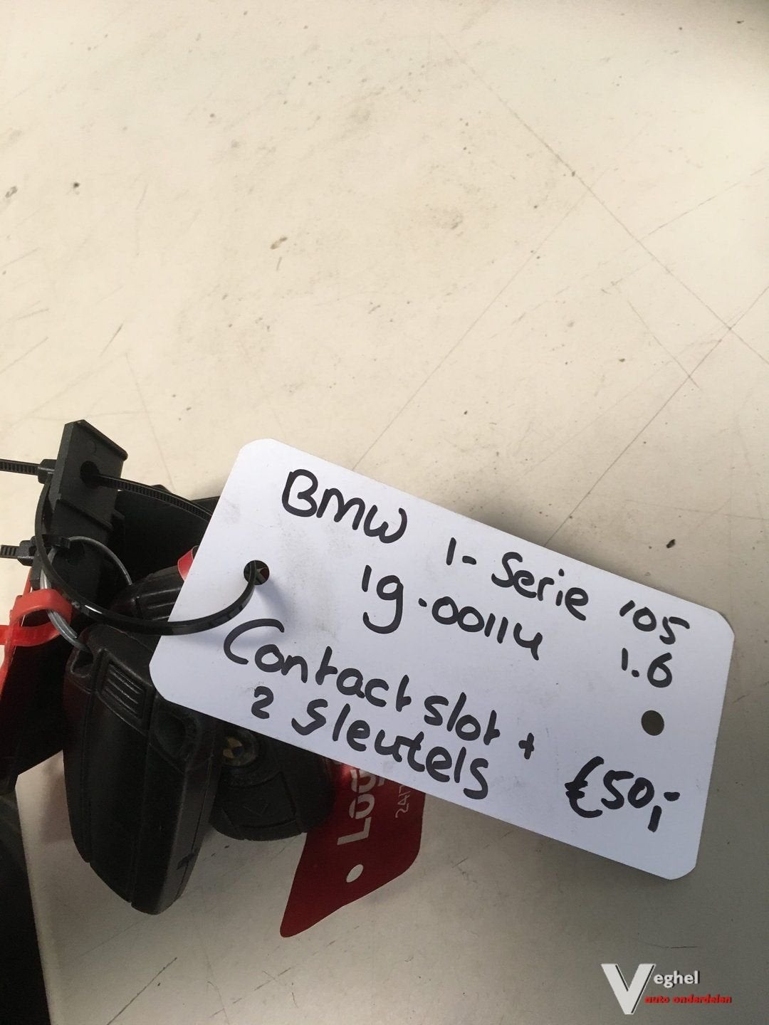 BMW 1 serie '05 contactslot met 2 sleutels, Gebruikt, -, -, Ophalen of Verzenden