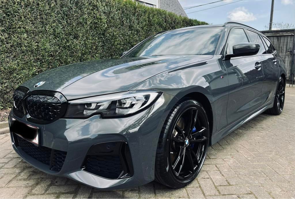Bmw M340i XDrive Touring, Auto's, Automaat, Zwart, Zwart, Leder