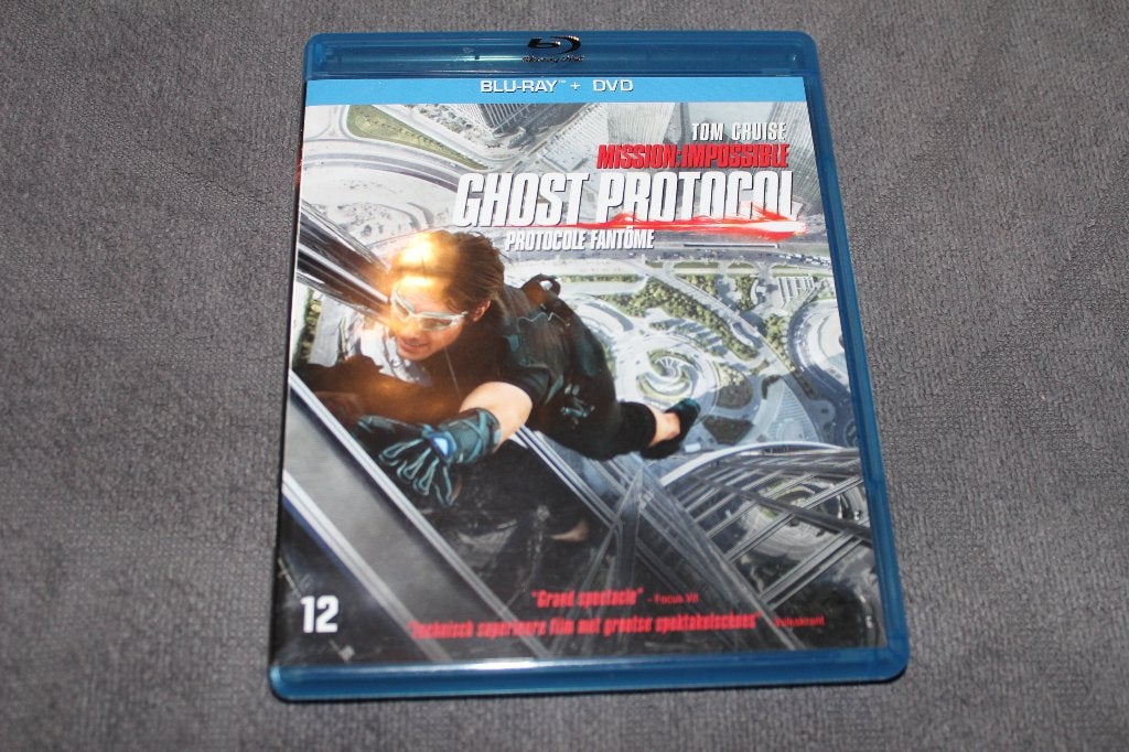 Blu-ray + DVD Mission Impossible Ghost protocol, CD & DVD, Blu-ray, Enlèvement ou Envoi, Utilisé, Action