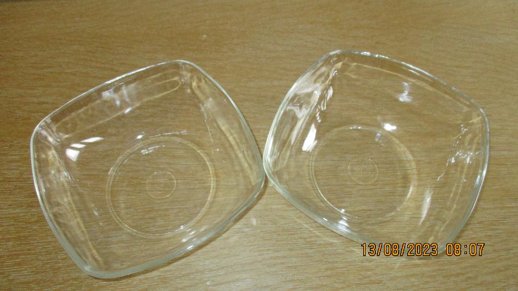 Glazen saladeschaal, Ophalen, Zo goed als nieuw, Glas, Kom(men)