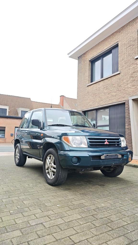 Mitsubishi Pajero 4×4 Benzine Airco onderhoudsboekje anwezig, Auto's, Mitsubishi, 4 zetels, Stof, 4 cilinders, 1834 cc