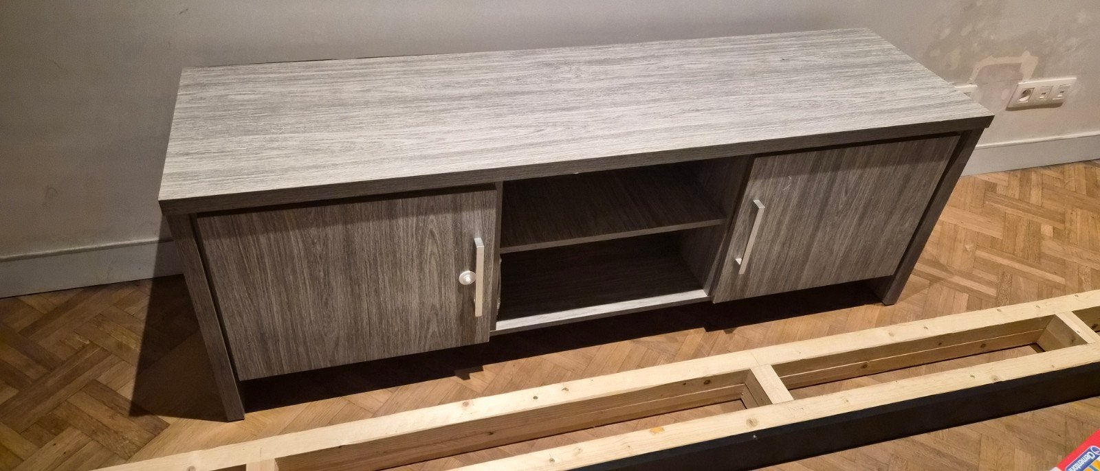 Tv-meubel 160cm, Huis en Inrichting, Kasten |Televisiemeubels, Ophalen, Gebruikt, 150 tot 200 cm, Minder dan 100 cm