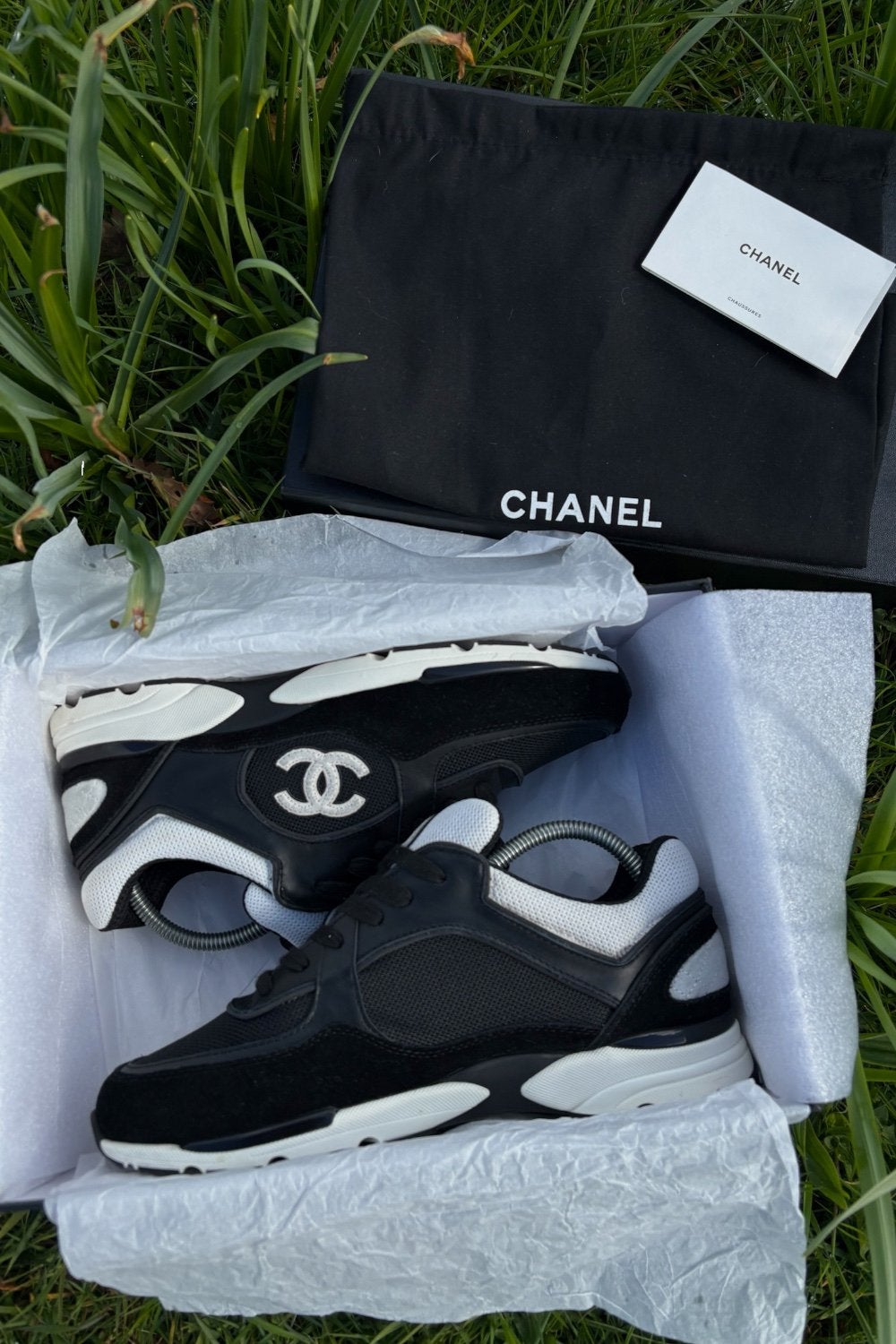 Coureur Chanel, Comme neuf, Enlèvement, Baskets, Noir