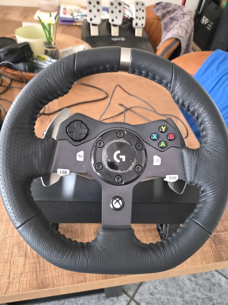 Logitech G920 Driving Force + Shifter, Games en Spelcomputers, Spelcomputers | Xbox | Accessoires, Ophalen, Zo goed als nieuw