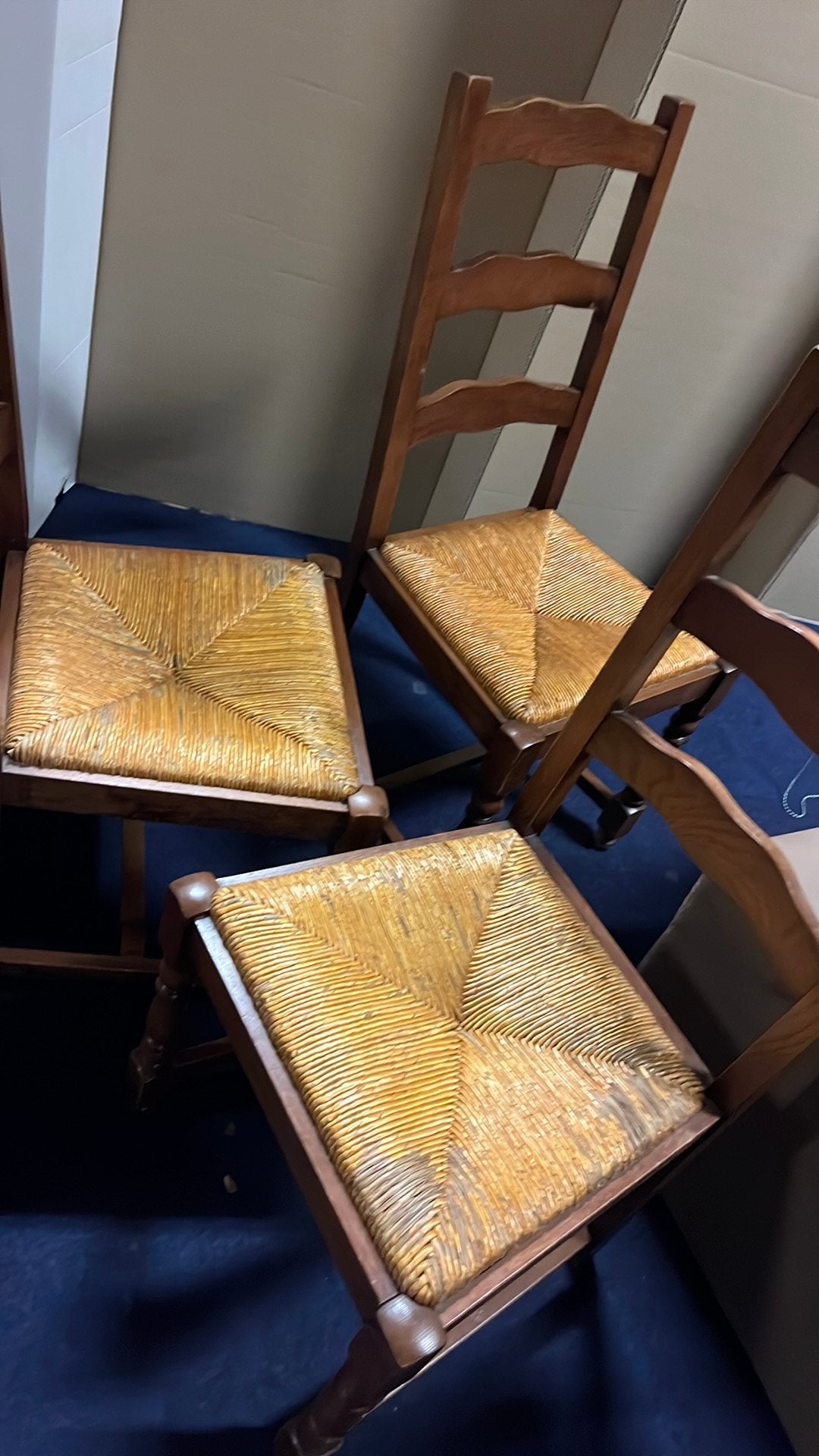 Gratis 3 stoelen, Huis en Inrichting, Ophalen, Gebruikt