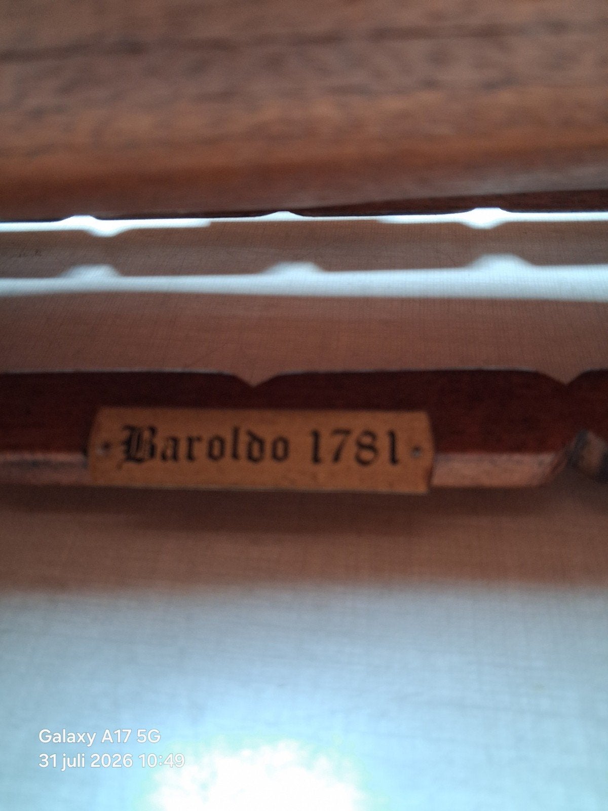 Maquette de bateau en bois Barbado 1781, Enlèvement, Utilisé
