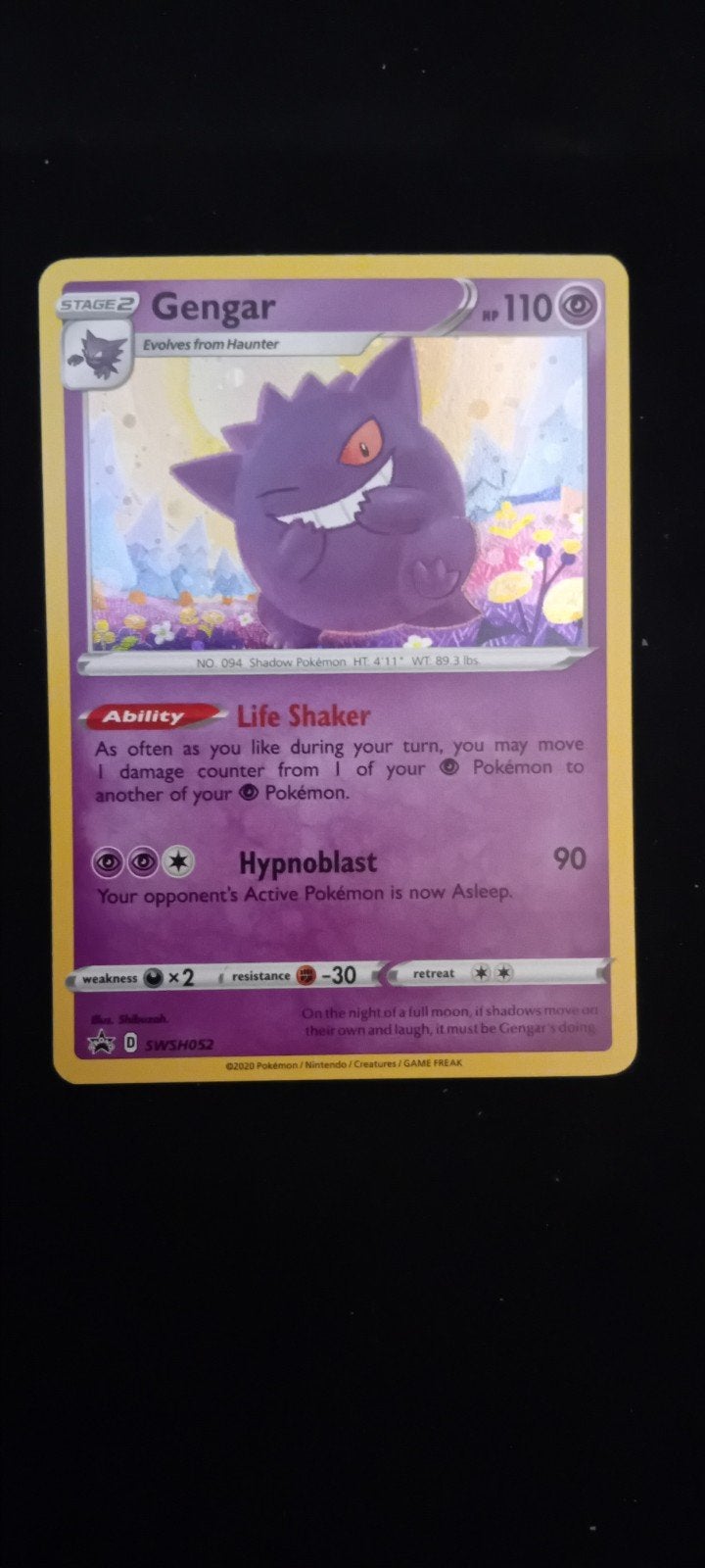 Gengar promo swsh052, Ophalen of Verzenden