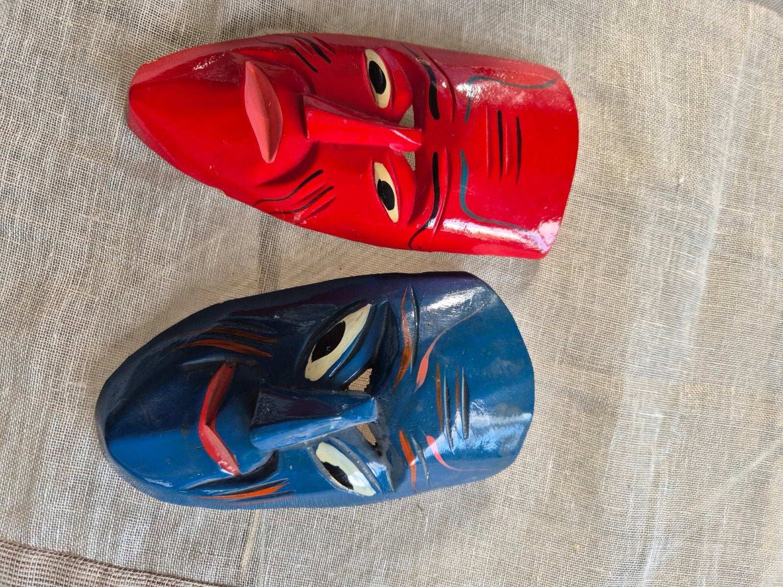 vintage theater maskers, Ophalen of Verzenden