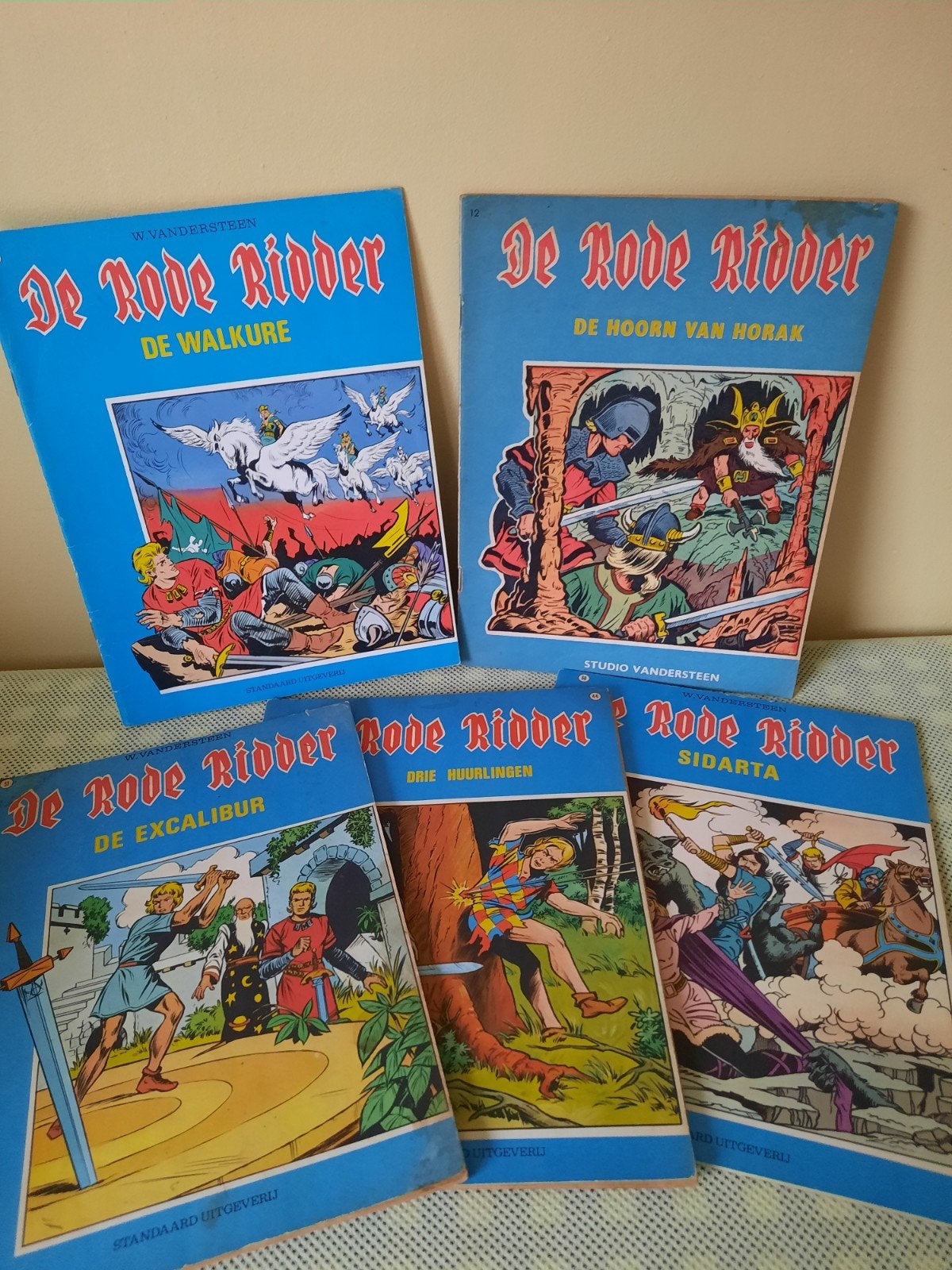 5 rode ridders al oudere strips, Ophalen of Verzenden