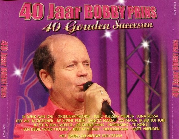 Bobby Prins - 40 Gouden Successen   - 2LP -, CD & DVD, CD | Néerlandophone, Enlèvement ou Envoi