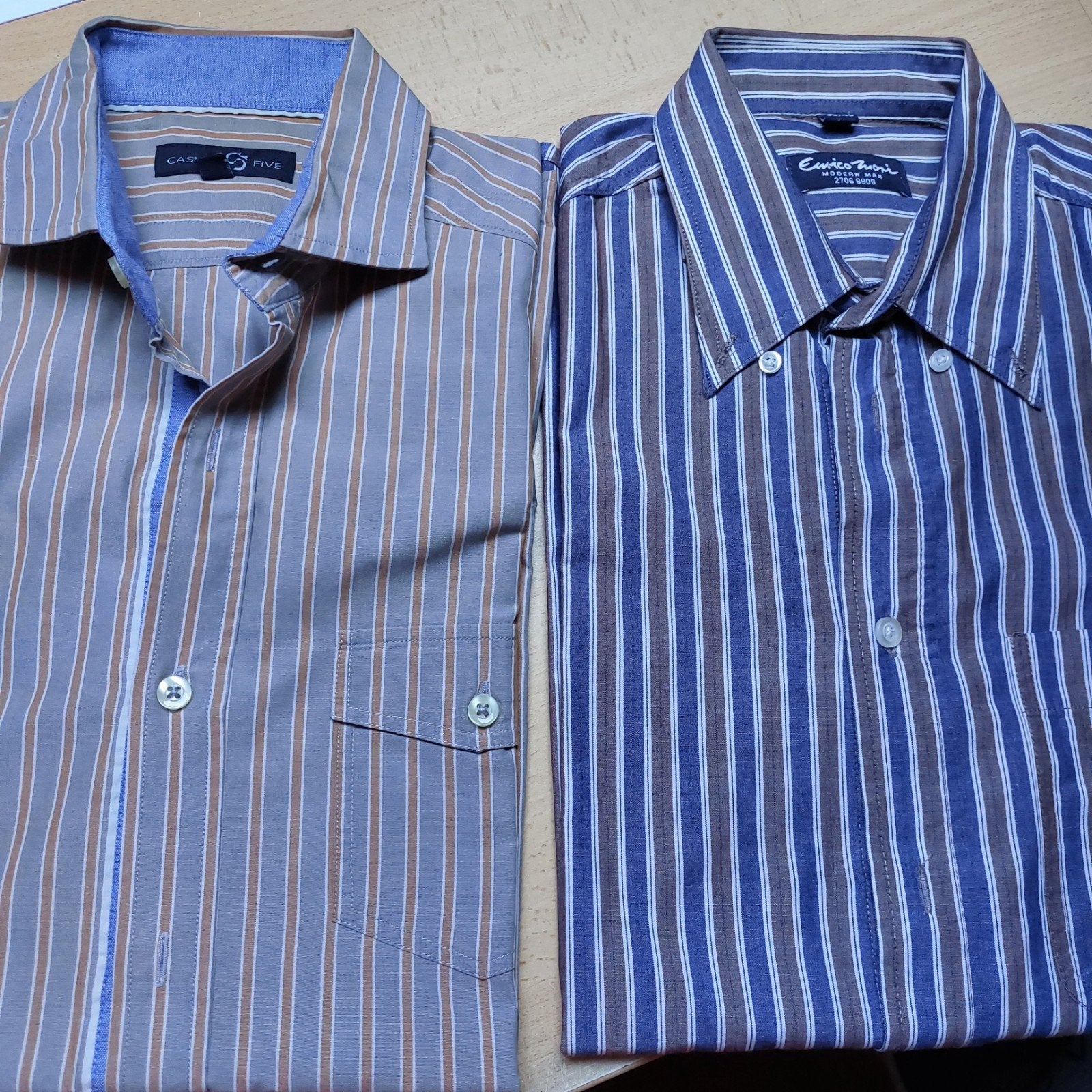 2 overhemden met lange mouwen medium, Kleding | Heren, Overhemden, Ophalen