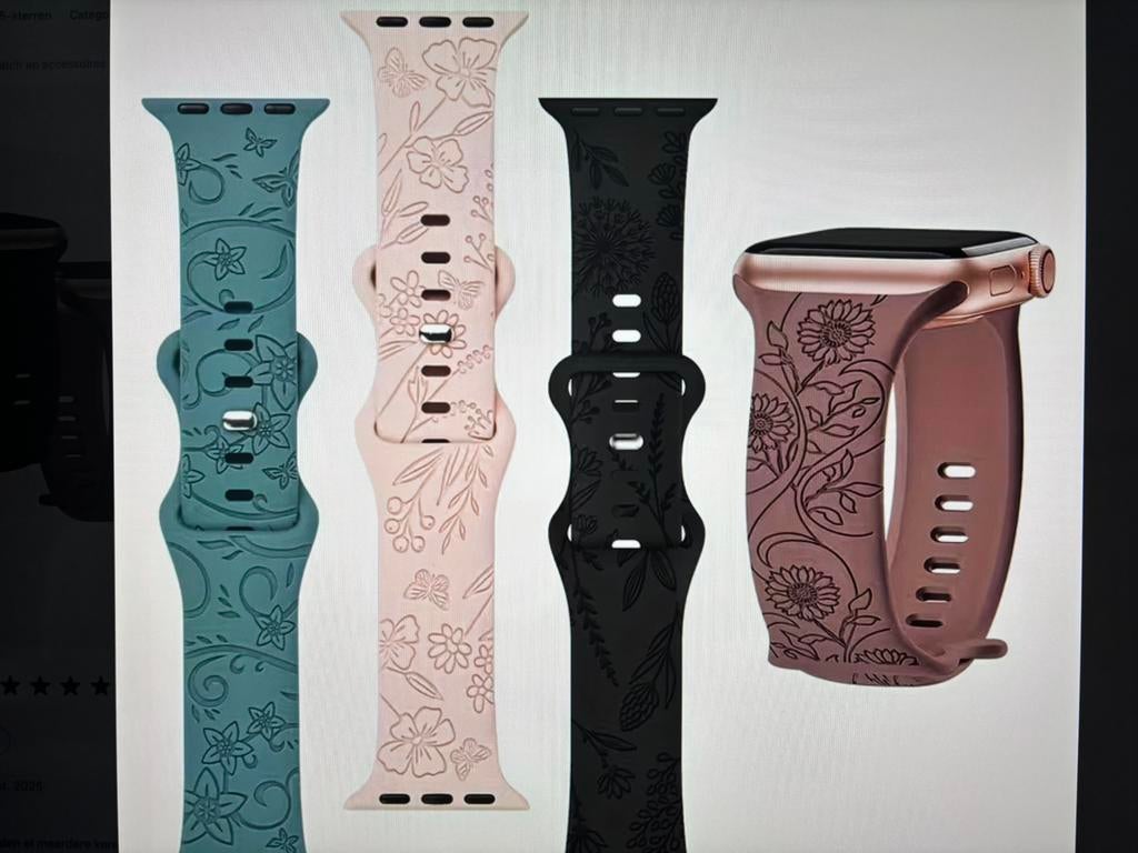 4 horlogebandjes nieuw, Ophalen, Nieuw