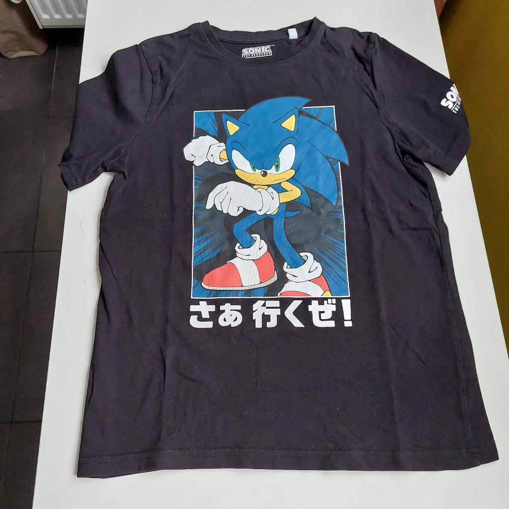 Sonic t'shirt mt 146/152, Ophalen of Verzenden, Zo goed als nieuw, Jongen, Shirt of Longsleeve