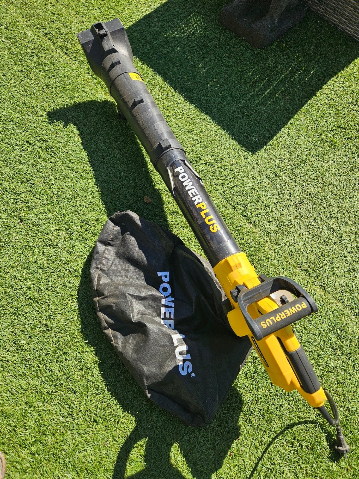 Bladblazer / zuiger met zak, Tuin en Terras, Ophalen, Met opvangzak