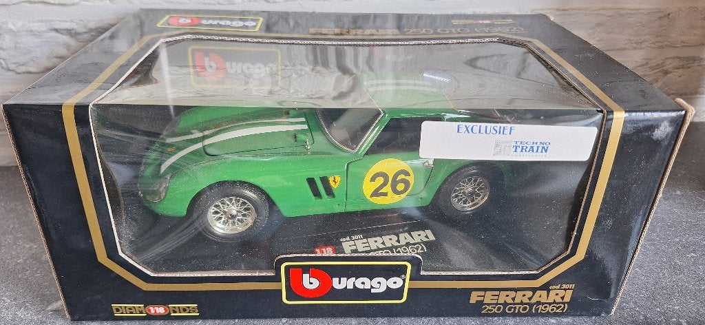 Burago - Ferrari 250 GTO - 1/18 - Limited edition, Enlèvement ou Envoi, Comme neuf, Voiture, Burago