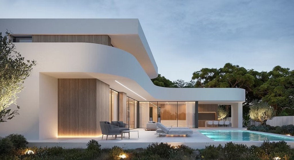 Villa in Moraira nabij zee, Immo, Étranger, Maison d'habitation, 310 m², 5 pièces, Espagne