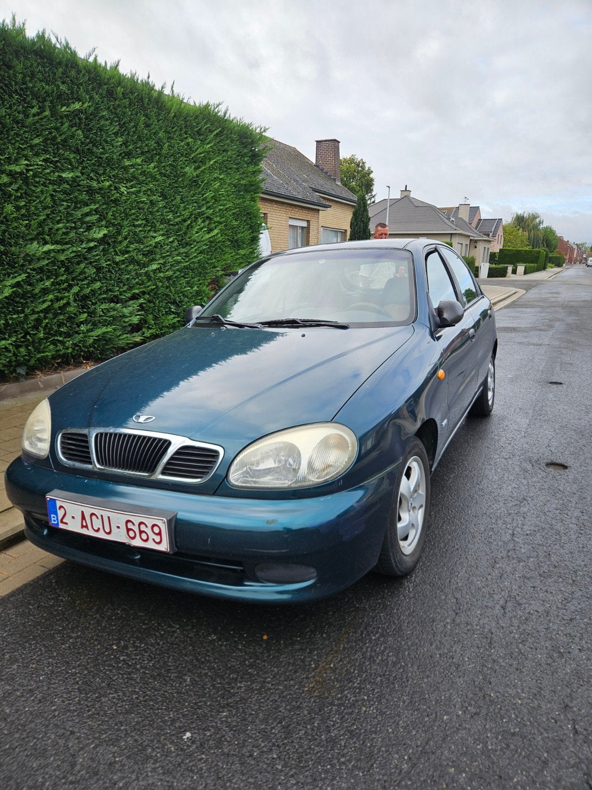 Daewoo Lanos 1.5 Benzine – 2001 – Slechts 61.008 km!, Autos, Achat, Boîte manuelle, Bleu, 5 portes