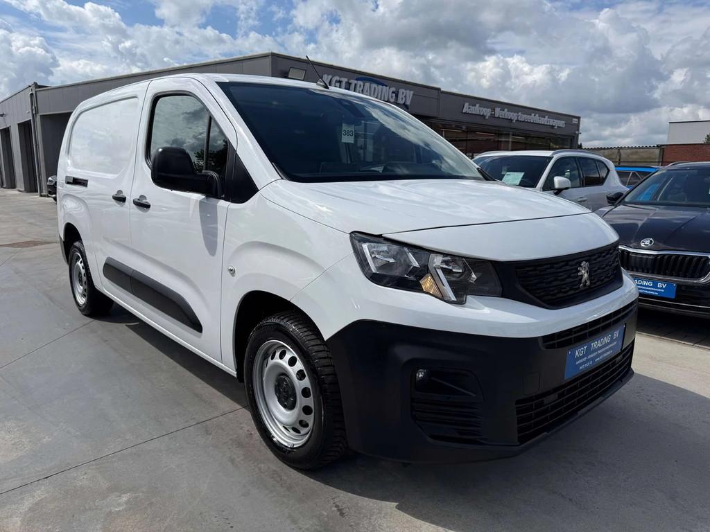 Peugeot Partner 1.5 BLUEHDI L2 3ZIT NAVIGATIE CARPLAY PDC BL, 75 kW, Stof, Gebruikt, 4 cilinders