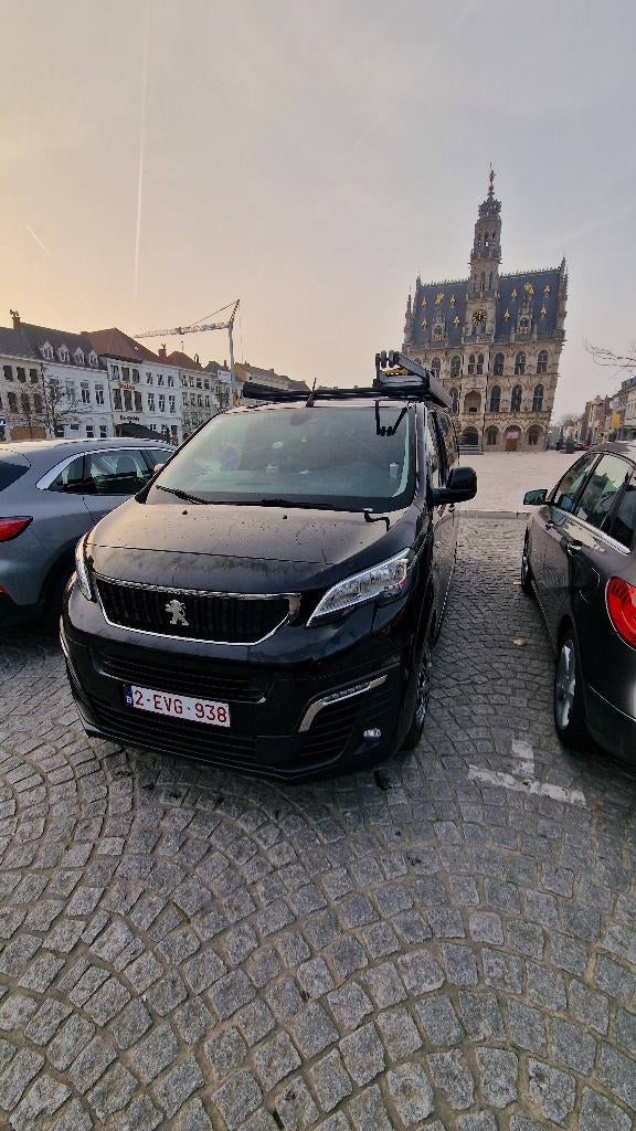 Peugeot expert 2.0hdi 2019, Voorwielaandrijving, Leder en Stof, Zwart, Particulier