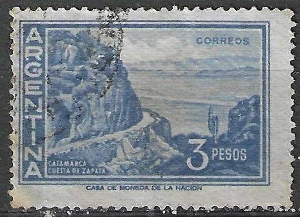 Argentinie 1959/1962 - Yvert 605 - Kust van Zapata (ST), Verzenden, Gestempeld
