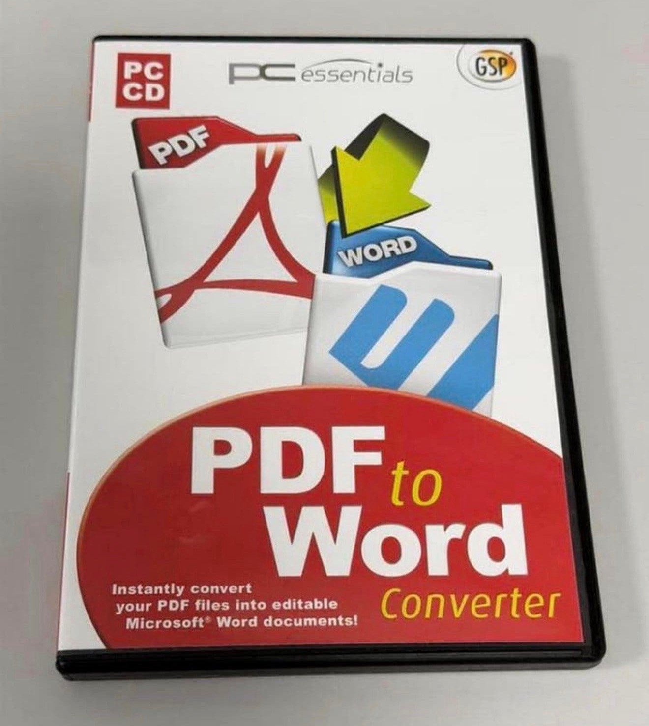 PDF to Word Converter – PC CD-Rom Nieuw | PC Essentials, Computers en Software, Ophalen of Verzenden, Nieuw, Windows