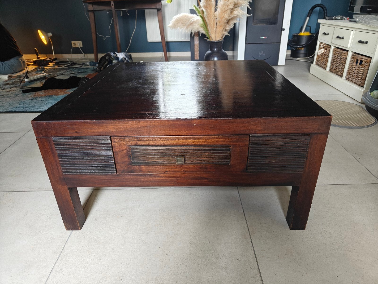 table salon, Enlèvement