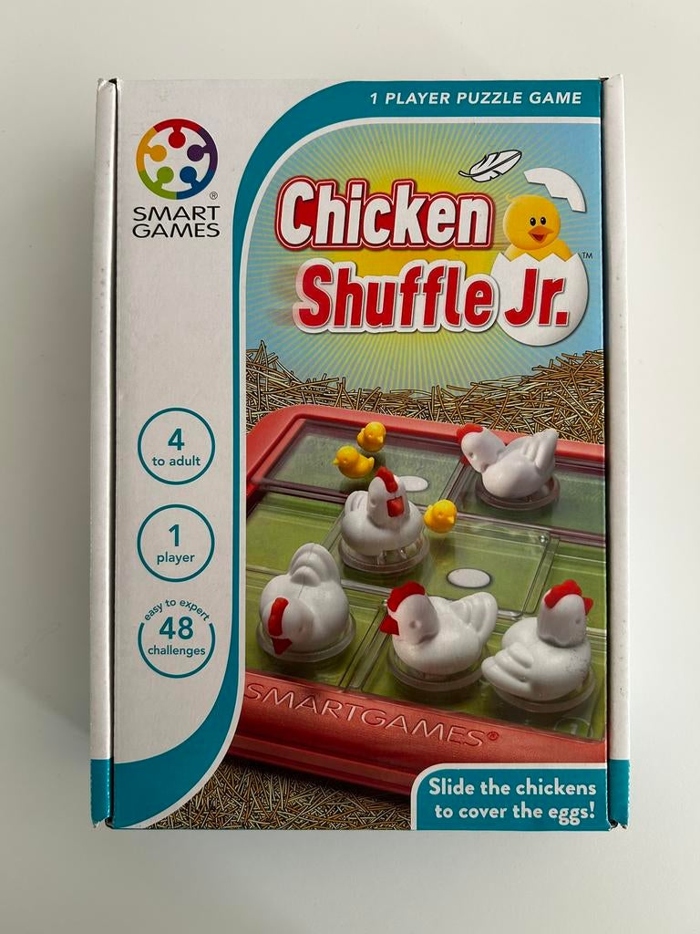 Smart Games Chicken shuffle jr., Hobby en Vrije tijd, Gezelschapsspellen | Overige, Een of twee spelers, Ophalen of Verzenden