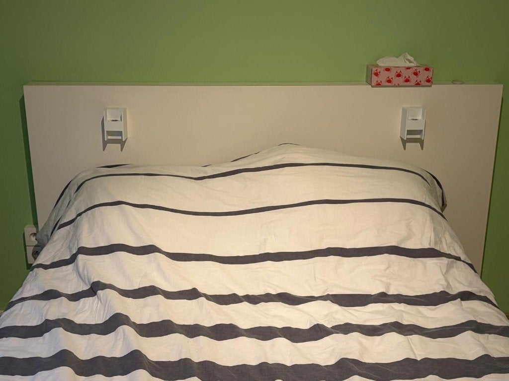 Bed te koop, Huis en Inrichting, Ophalen, Gebruikt, Tweepersoons, 140 cm