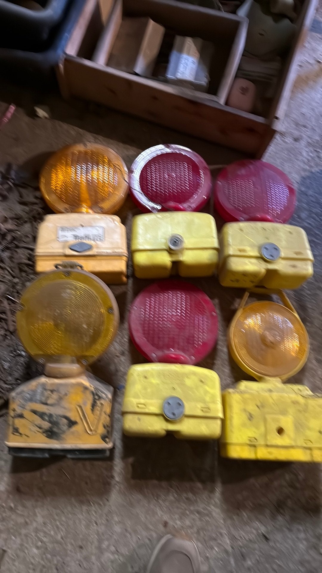 Vintage werfverlichting, Ophalen, Gebruikt