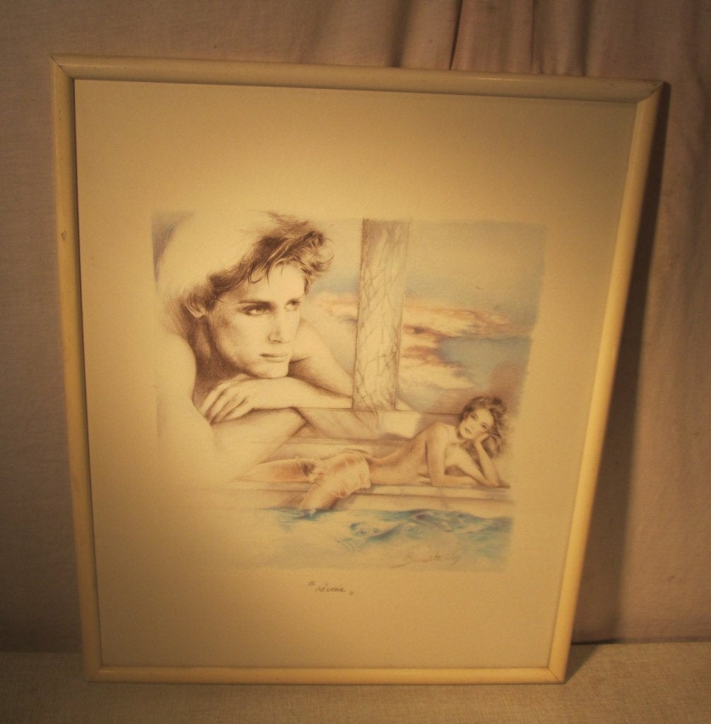 Mooie Tekening - Reverie - Bernadette Vos, Antiquités & Art, Art | Dessins & Photographie, Enlèvement ou Envoi, Dessin, Fait main