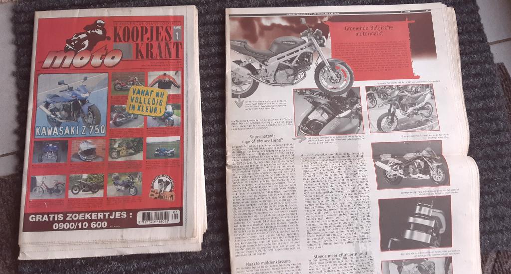 2x krant motor - moto koopjeskrant jan-2005 + nov-2004, Ophalen of Verzenden, 1980 tot heden, Krant