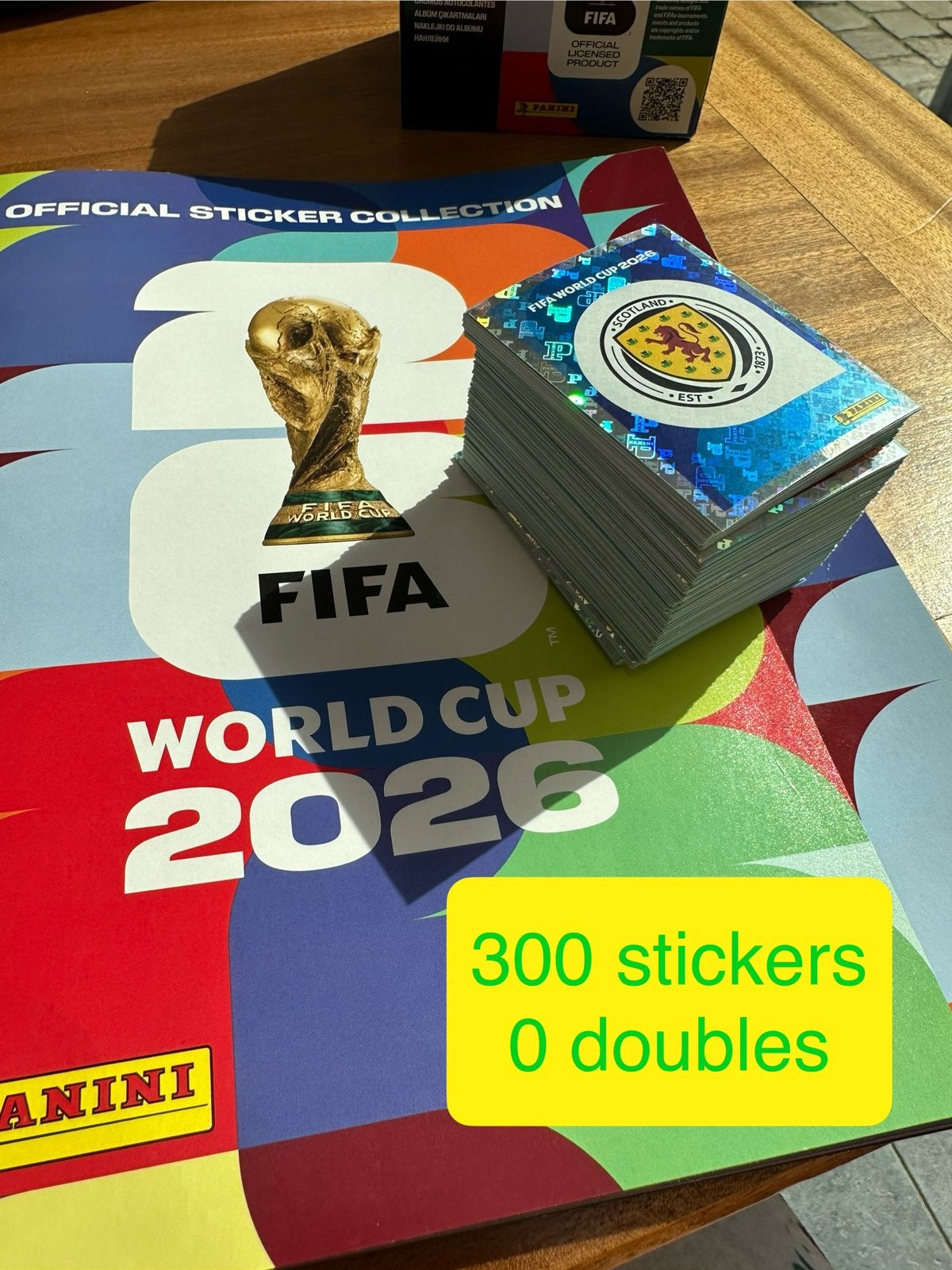 Lot de 300 stickers Panini WC 2026 - sans doubles, Enlèvement ou Envoi, Comme neuf