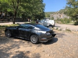 Ford Mustang Ecoboost 2.3 à faible kilométrage, Autos, Achat, Boîte manuelle, Noir, 2 portes