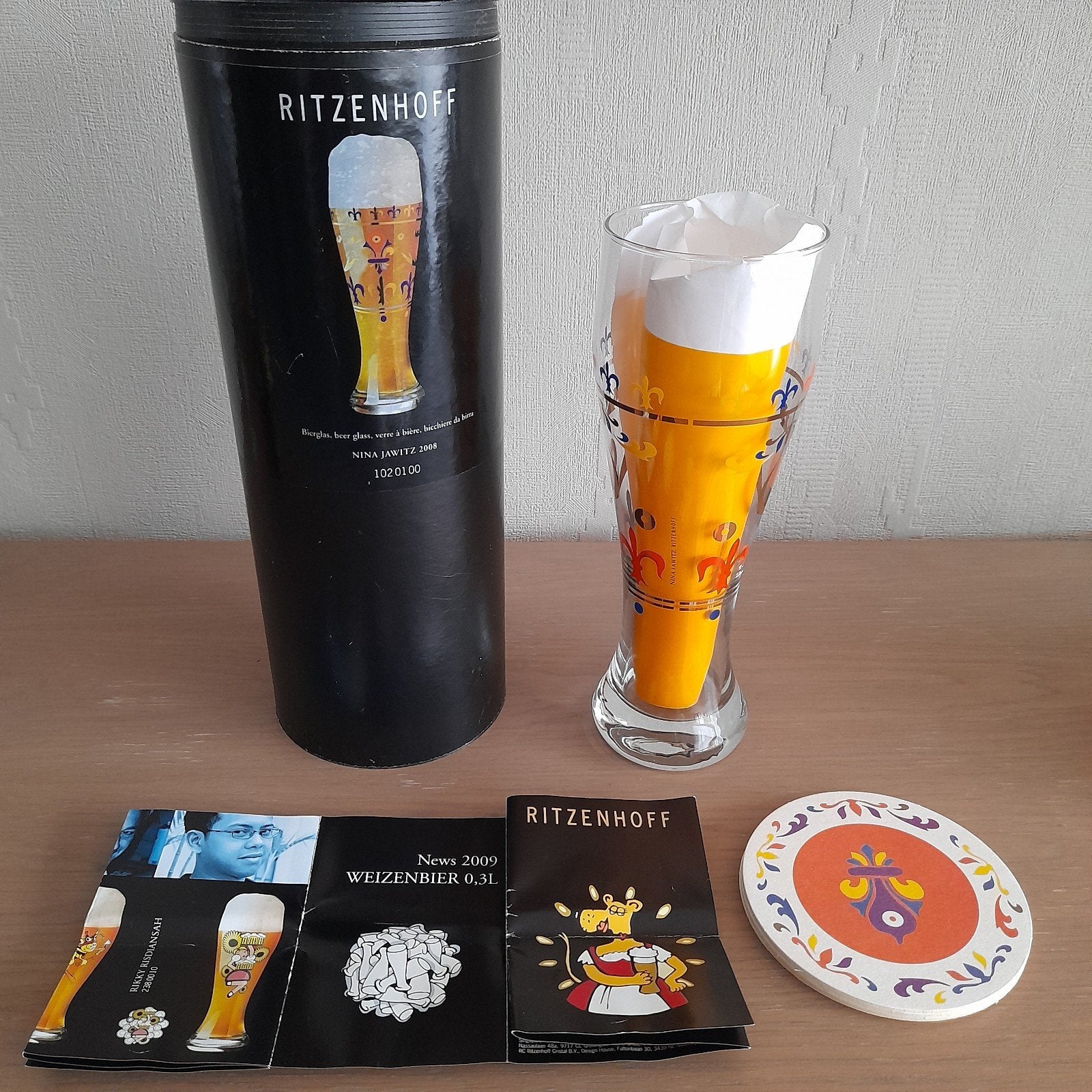 Collector Ritzenhoff  glas ontwerp Nina Jawitz 2008.  ( 1), Ophalen